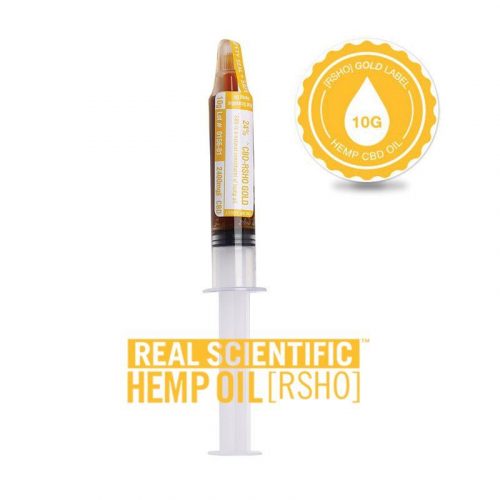 gold cbd hemp oil label