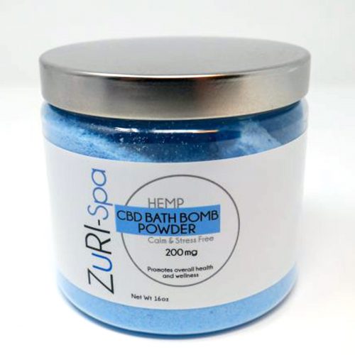 Buy CBD Oil Online Zuri Spa Hemp CBD Bath Bomb Powder Calm Stress Free