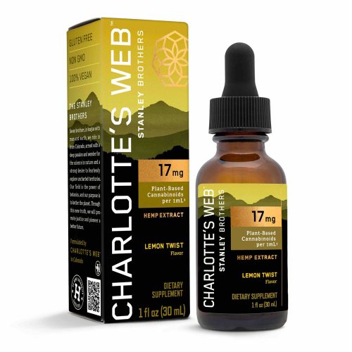 Buy CBD Oil Online Charlottes Web Hemp Extract Lemon Twist 17mg