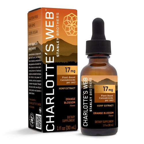 Buy CBD Oil Online Charlottes Web Hemp Extract Orange Blossom 17mg