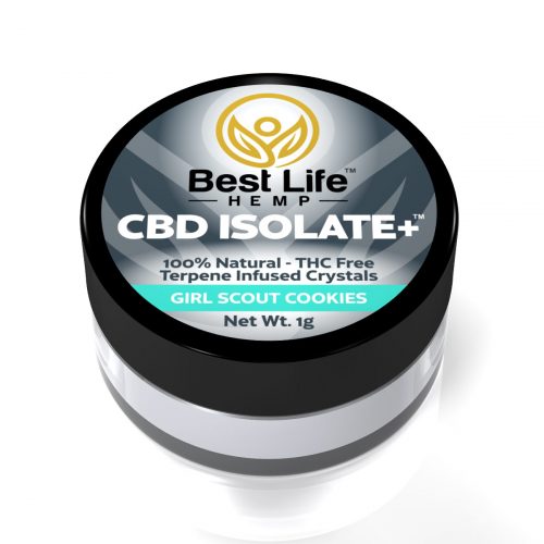 Best Life Hemp CBD Isolate Plus Girl Scout Cookies Terpenes Lab Tested 99 Pure