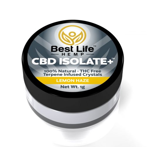 Best Life Hemp CBD Isolate Plus Lemon Haze Terpenes Lab Tested 99 Pure