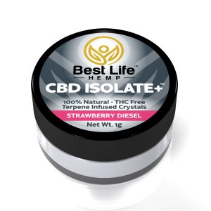 BEST LIFE HEMP™ CBD ISOLATE+ SHATTER STRAWBERRY DIESEL