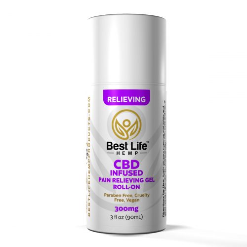Best Life Hemp Lab Tested CBD Infused Pain Relieving Gel 300mg Roll On 1