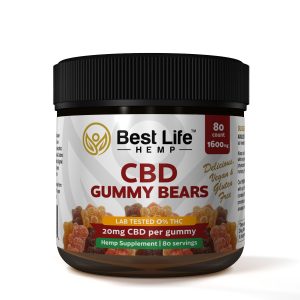 BEST LIFE HEMP™ 80 COUNT CBD GUMMY BEARS
