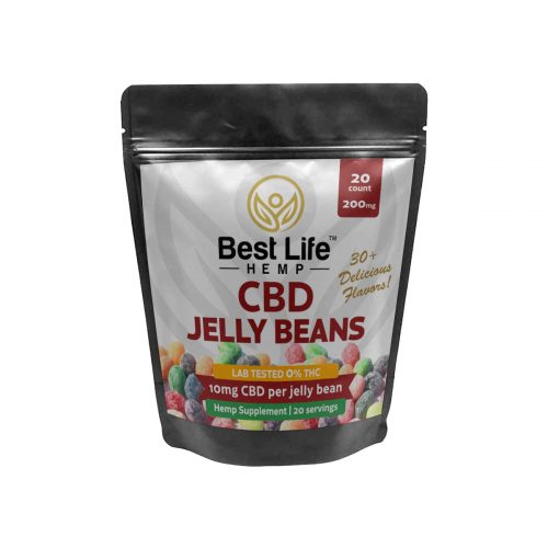 Best Life Hemp CBD Jelly Beans 200mg Bag Front