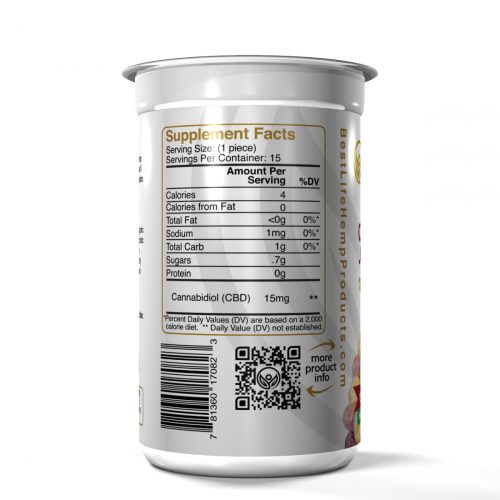 Buy CBD Oil Online Best Life Hemp Organic CBD Infused Jelley Beans 15ct 225mg 2