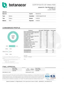 BLUEBIRD BOTANICALS SIGNATURE HEMP COMPLETE 50MG PER ML 1500MG