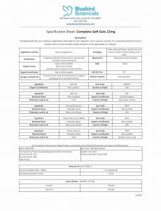 Bluebird Soft Gels Spec Sheet Batch 508 1 Page 1