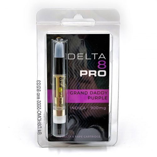 Delta 8 Pro Vape Cartridge Indica Grand Daddy Purple