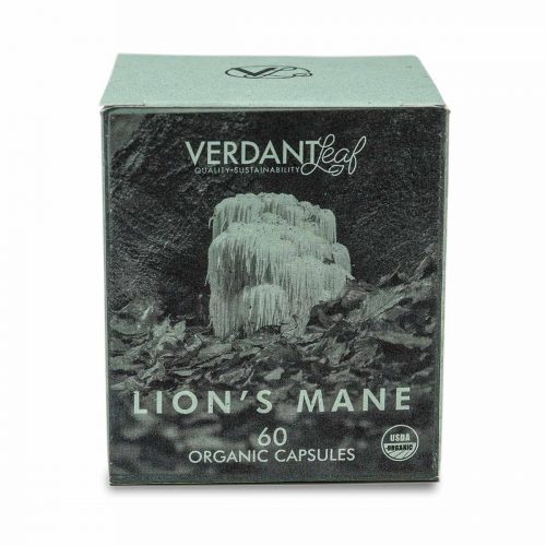 Buy CBD Oil Online Verdant Leaf Organic Mushroom Capsules Lions Mane