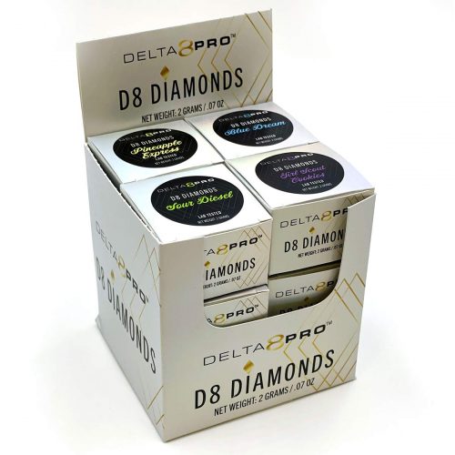 Delta 8 Pro D8 Diamonds All Flavors Lab Tested