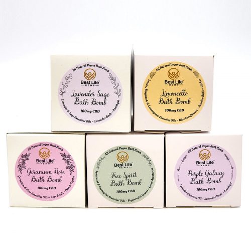 Best Life Hemp 100mg CBD Bath Bombs