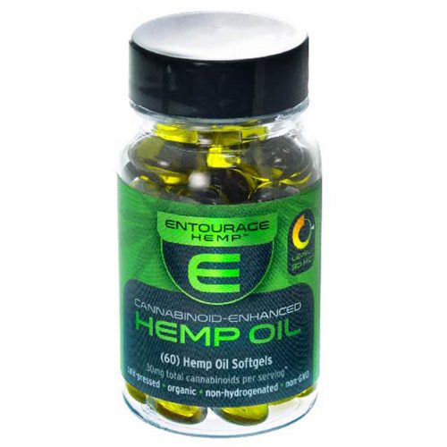 Buy CBD Oil Online Entourage Hemp Organic Hemp Oil Soft Gels Bottle