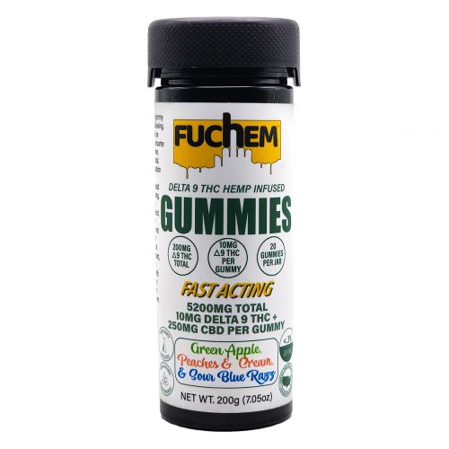 FUCHEM Delta 9 THC Fast Acting Gummies