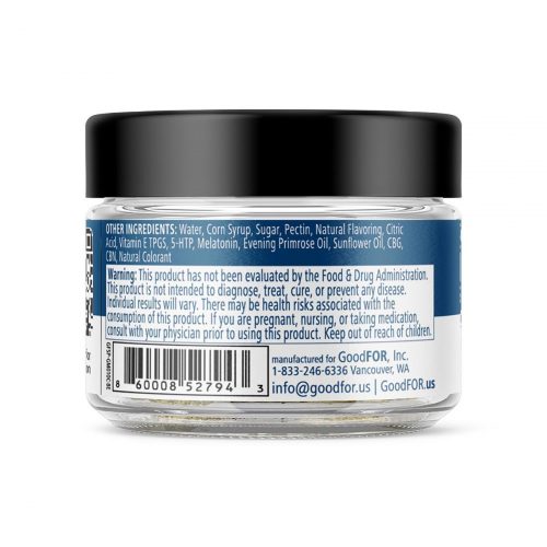 Good For Sleep CBD Gummy Back